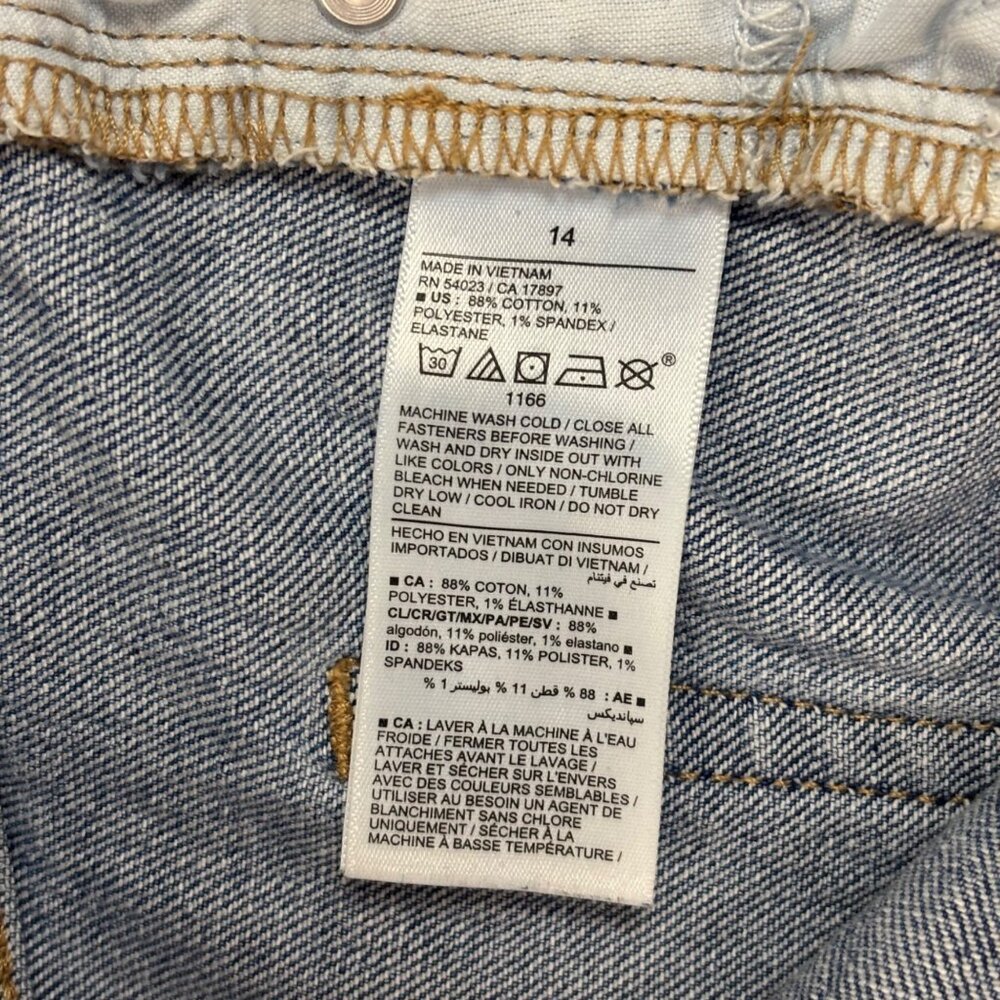 Old Navy Denim Jeans Womens Size 14 High Rise OG Straight Secret-Smooth Pockets - Picture 10 of 10